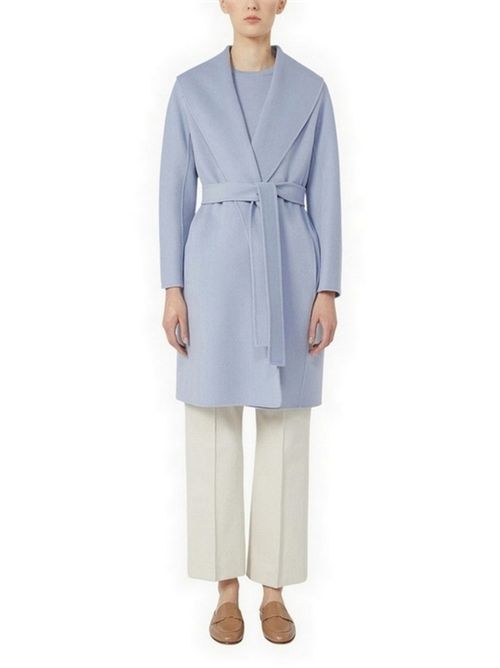 cappotto donna messi azzurro MaxMara S | MESSI059